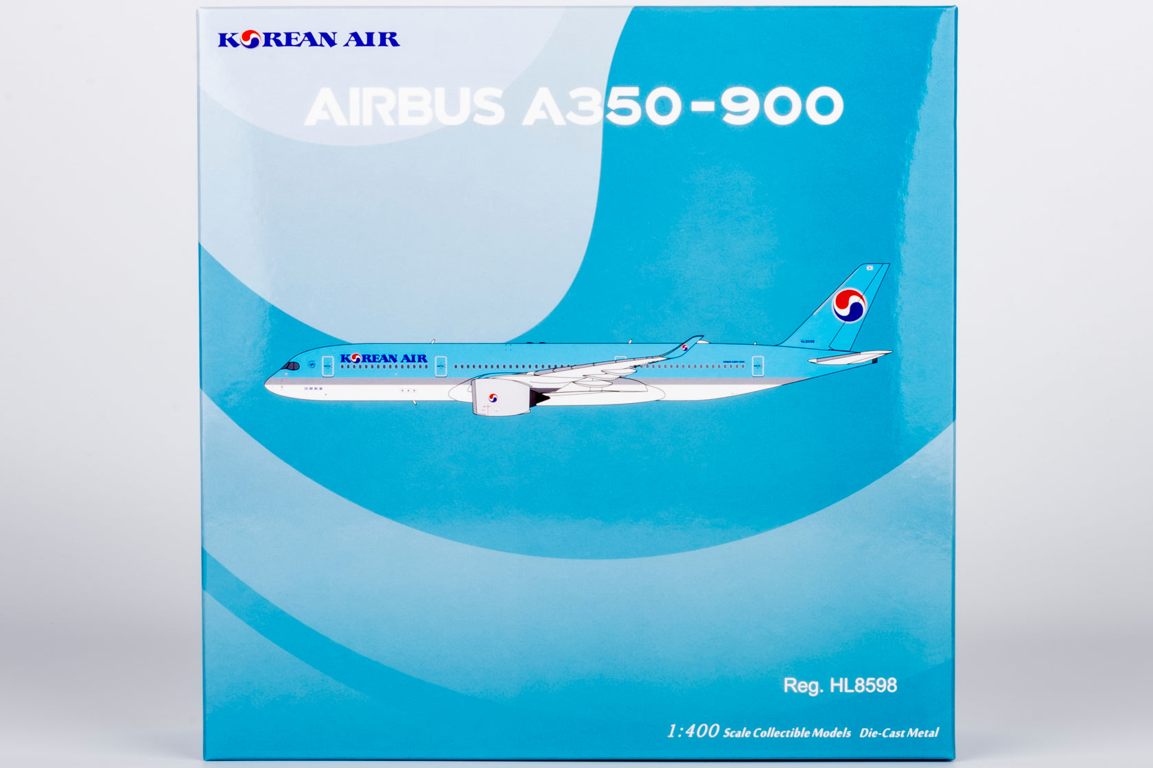 Aviation 1:400 大韓航空 A350-900 HL8598 Aviation 400 AV4289 Airbus A350-941 Korean Air HL8598 detachable