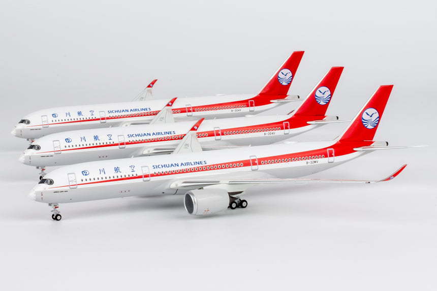 NG Models Sichuan Airlines (revised winglets) Airbus A350-900 B-32MV 1/400 Aircraft Scale Model