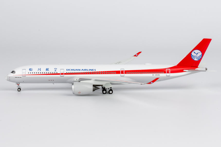 NG Models Sichuan Airlines Airbus A350-900 B-304U 1/400 Aircraft Scale Model