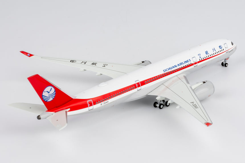 NG Models Sichuan Airlines Airbus A350-900 B-304V 1/400 Aircraft Scale Model