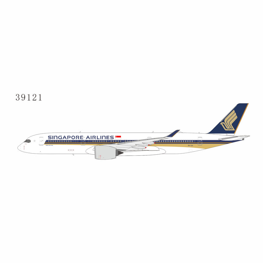 NG Models Singapore Airlines Airbus A350-900 9V-SJI 1/400 Aircraft Scale Model