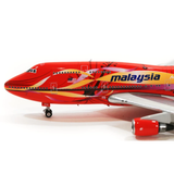 Phoenix Malaysian Airlines Boeing 747-400 Hibiscus Livery 9M-MPD 1/400 Aircraft Scale Model