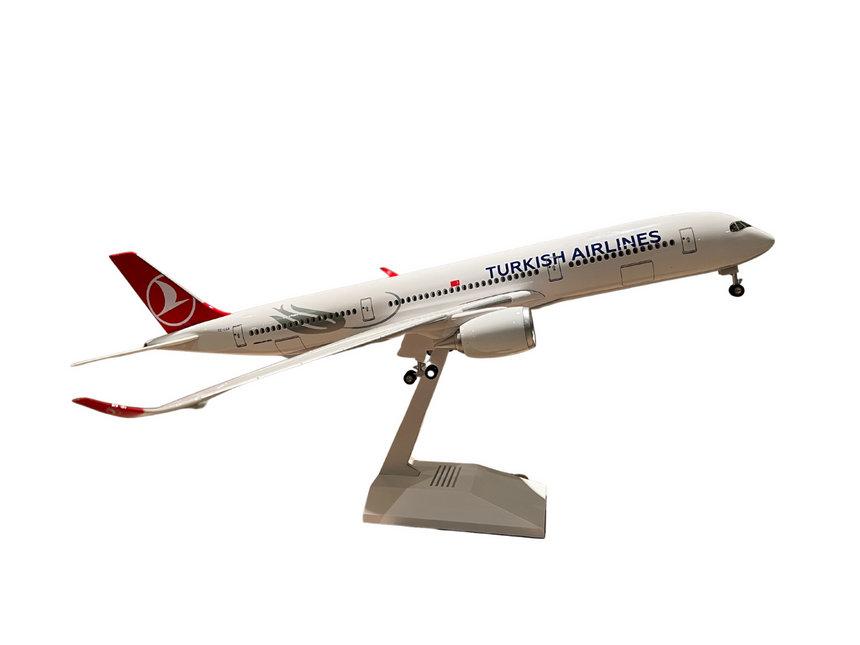 LED Turkish Airlines Airbus A350-900 - 47cm - Aircraft Model
