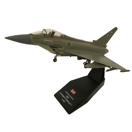 AMS Military RAF United Kingdom 2008 Eurofighter Typhoon F.2 1/100 Aircraft Scale Model