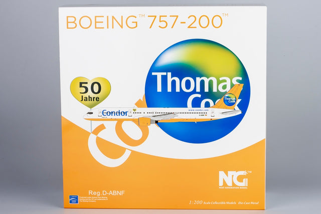 NG Models Condor Boeing 757-200 D-ABNF Thomas Cook tail 1/200 Aircraft Scale Model
