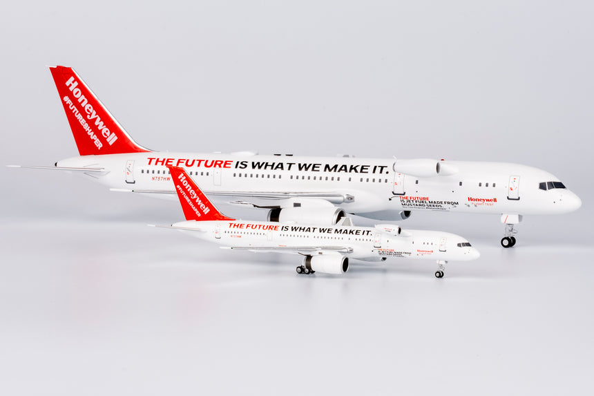 NG Models Honeywell Aviation Services 2021's Livery "The future is what we make it." Boeing 757-200 N757HW (with test bed) 1/200 Scale