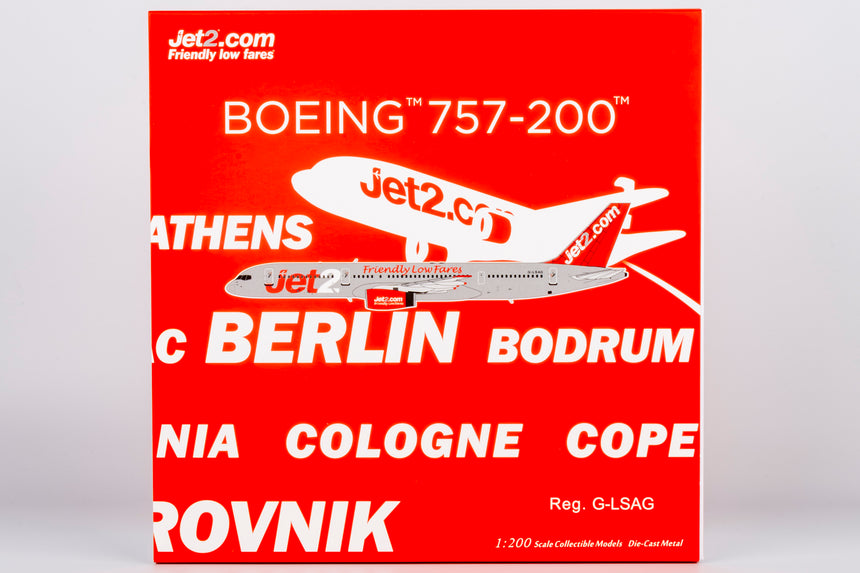 NG Models Jet2 Boeing 757-200 G-LSAG 1/200 Aircraft Scale Model