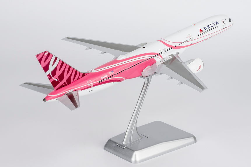 NG Models Delta Air Lines (special Song paint scheme for Breast Cancer Awareness) Boeing 757-200/w N610DL 1/200 Aircraft Scale Model