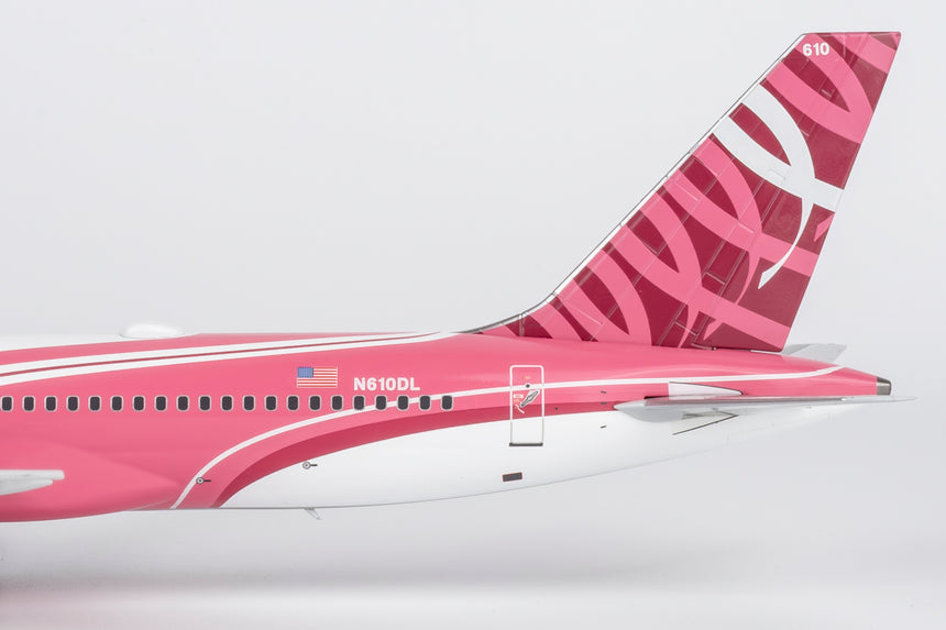 NG Models Delta Air Lines (special Song paint scheme for Breast Cancer Awareness) Boeing 757-200/w N610DL 1/200 Aircraft Scale Model