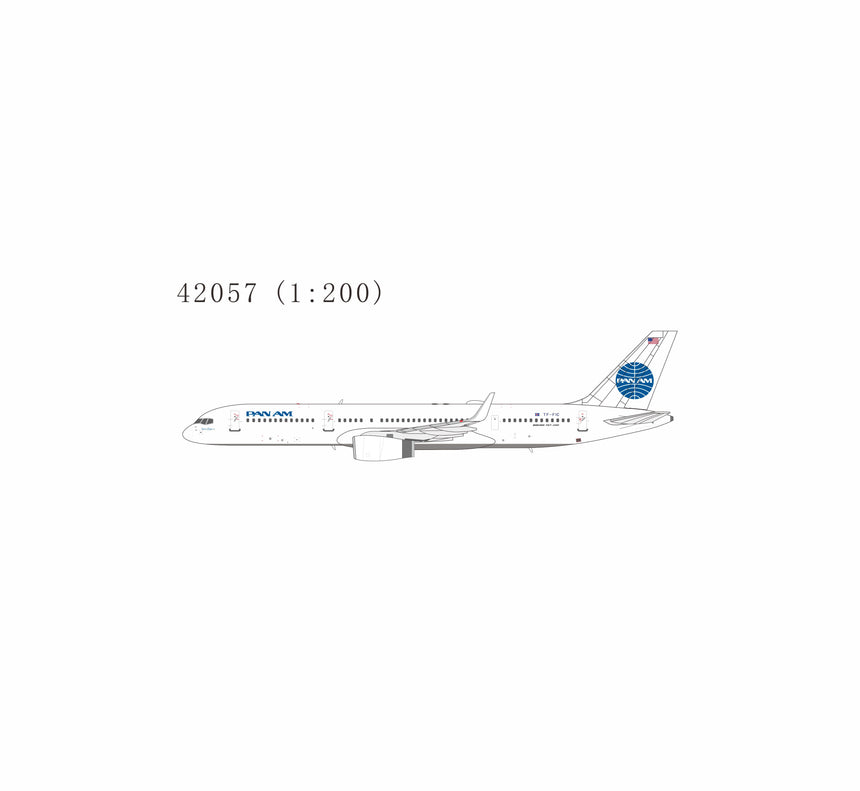 NG Models Icelandair "Criterion Travel's Pan Am" livery Boeing 757-200/w TF-FIC 1/200 Aircraft Scale Model