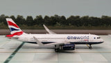 Phoenix British Airways Airbus A320 One World G-EUYR 1/400 Aircraft Scale Model