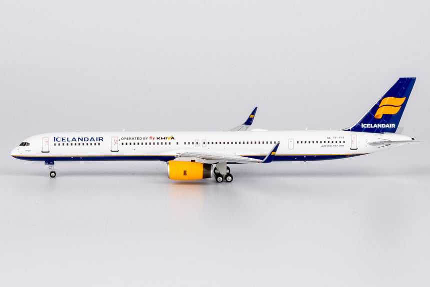 NG Models Icelandair (Fly Khiva) with "Operated by Fly KHIVA" Titles Boeing 757-300/w TF-FIX 1/400 Scale