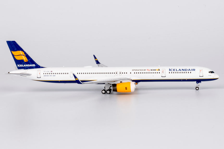 NG Models Icelandair (Fly Khiva) with "Operated by Fly KHIVA" Titles Boeing 757-300/w TF-FIX 1/400 Scale