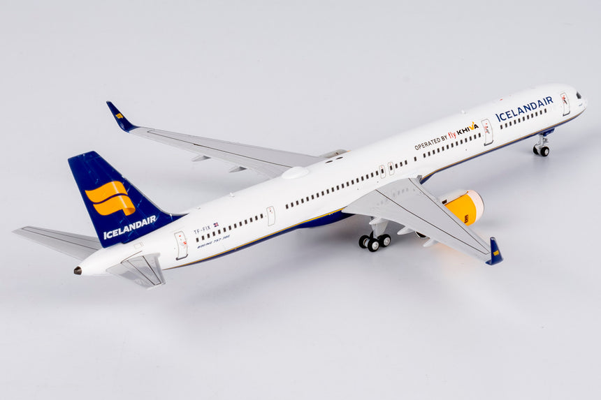 NG Models Icelandair (Fly Khiva) with "Operated by Fly KHIVA" Titles Boeing 757-300/w TF-FIX 1/400 Scale
