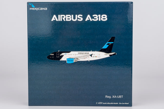 NG Models Mexicana Airbus A318-100 XA-UBT 1/400 Aircraft Scale Model