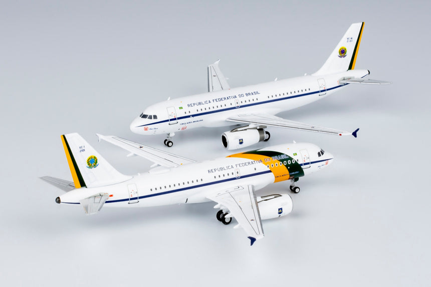 NG Models Brazilian Air Force Airbus A319-100 ACJ(VC-1A) FAB2101 Old Colours 1/400 Scale