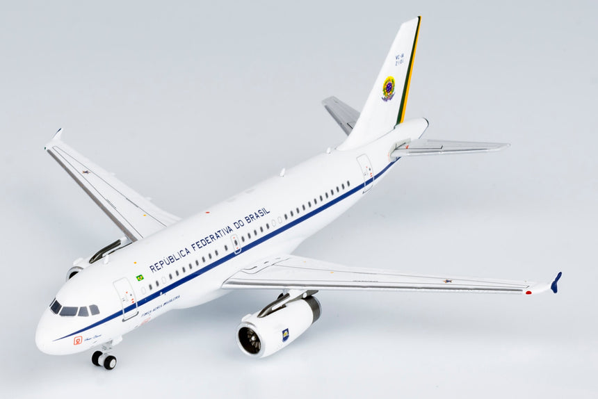 NG Models Brazilian Air Force Airbus A319-100 ACJ(VC-1A) FAB2101 Old Colours 1/400 Scale