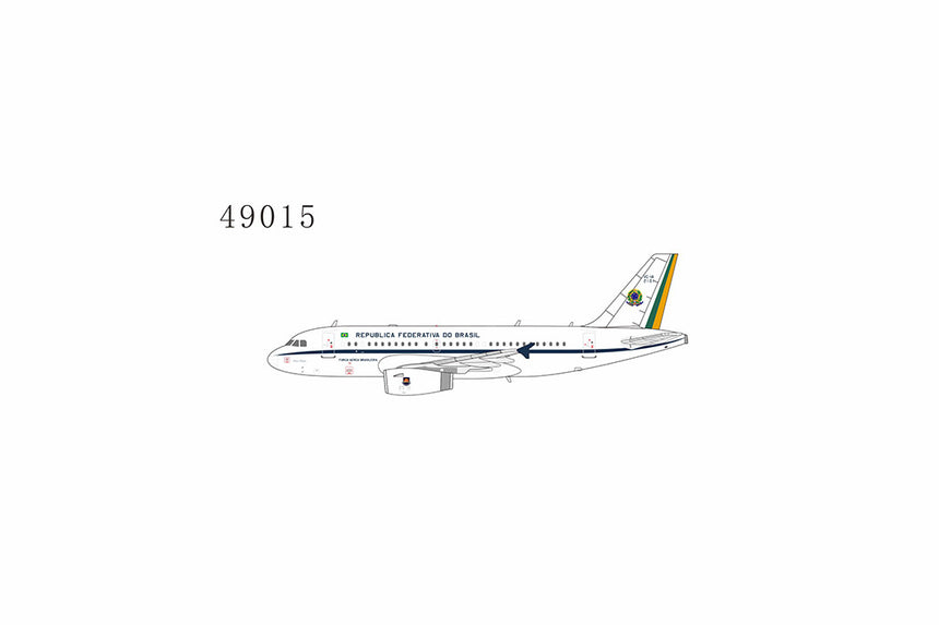 NG Models Brazilian Air Force Airbus A319-100 ACJ(VC-1A) FAB2101 Old Colours 1/400 Scale
