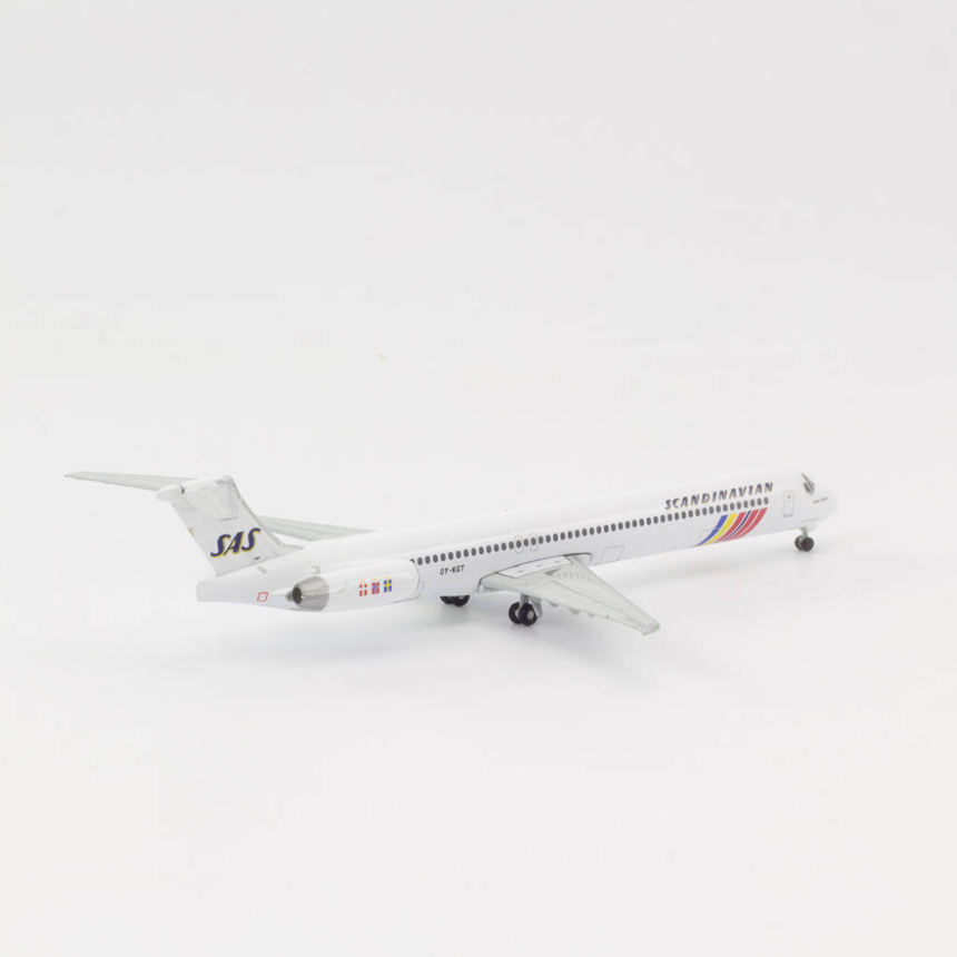 Herpa SAS Scandinavian Airlines McDonnell Douglas MD-82 "Hake Viking" 1/500 Aircraft Scale Model