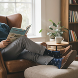 Funny Plane Socks - Funny Aeroplane Gift - 1 Pair, Size 8-11 UK and 42-46 EU