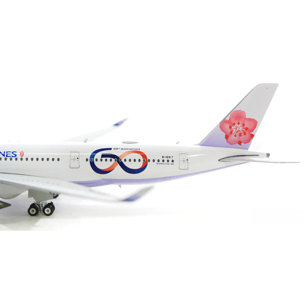 Phoenix China Airlines Airbus A350-900 B-18917 '60 Years' 1/400 Phoenix China Airlines Airbus A350-900 B-18917 '60 Years' 1/400