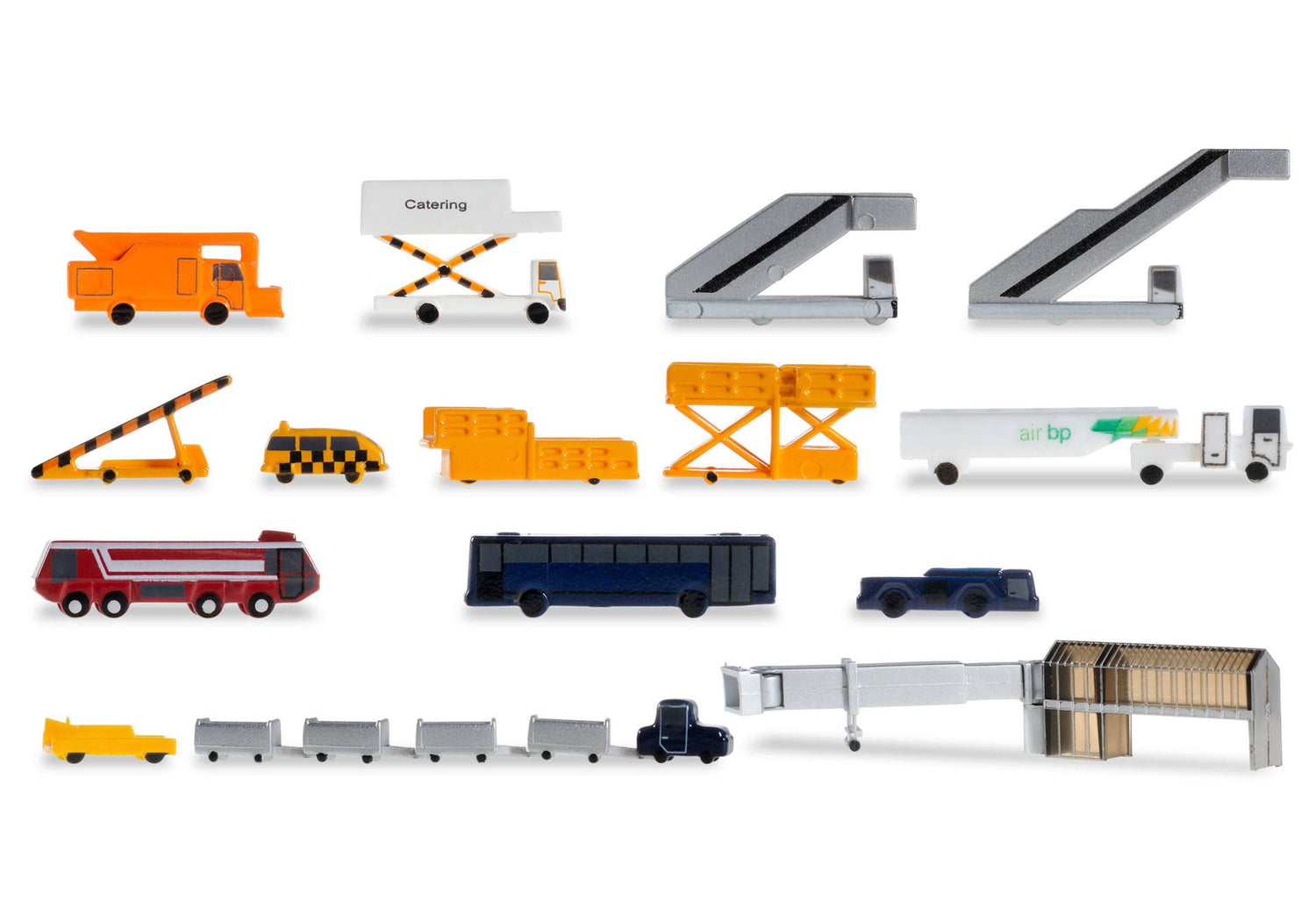 Herpa Airport accessories I (consisting of 19 parts) 1/500 519472