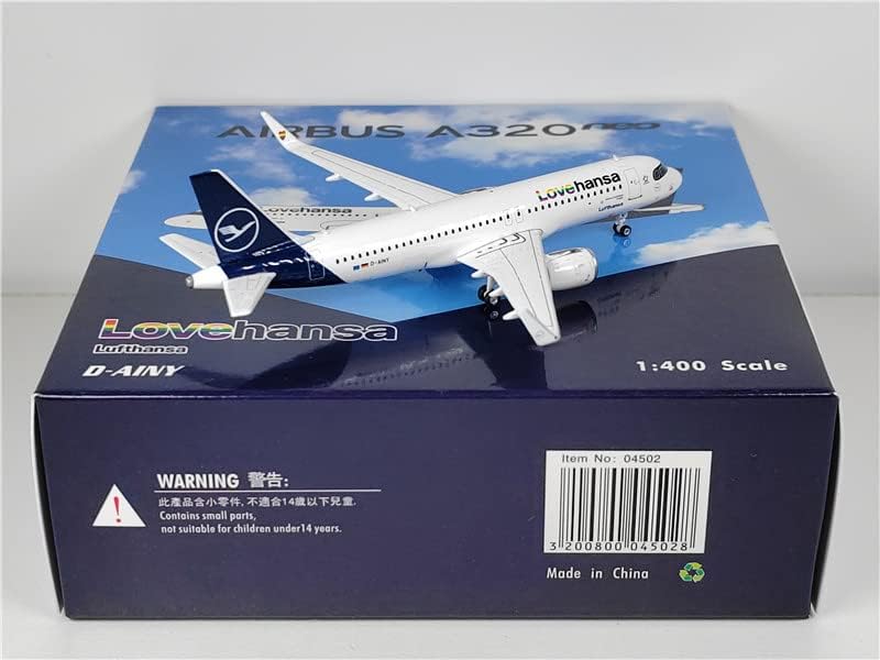 Phoenix Lufthansa Airbus A320Neo Lovehansa D-AINY 1/400 - Aircraft