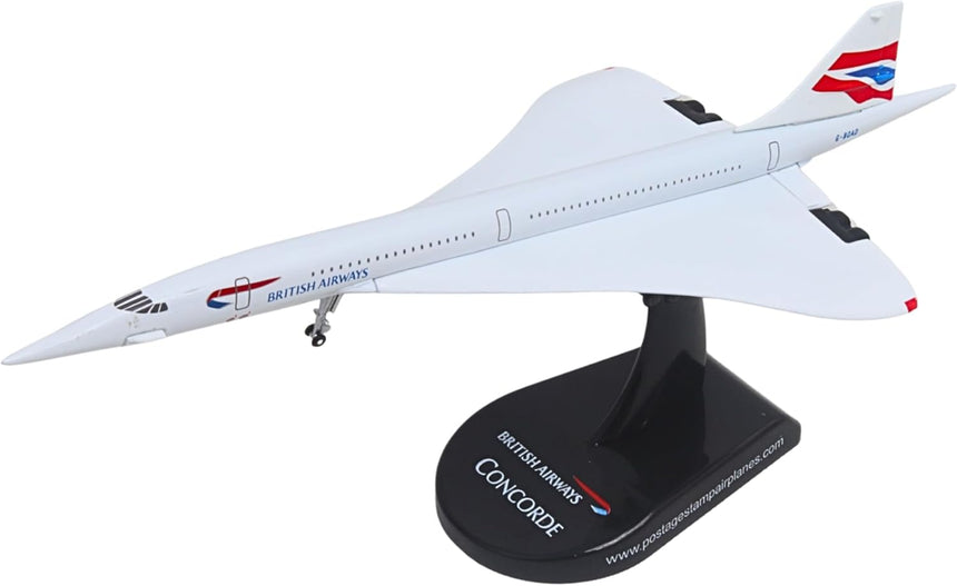 Postage Stamp British Airways Concorde 1/350 Aircraft Scale Model