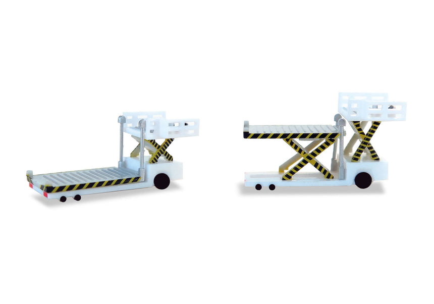Herpa Container loader - white (2 pieces) 1/500 Aircraft Scale Model