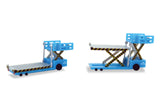 Herpa Container Loader -Schiphol (2 pieces) (Blue) 1/500 Aircraft Scale Model