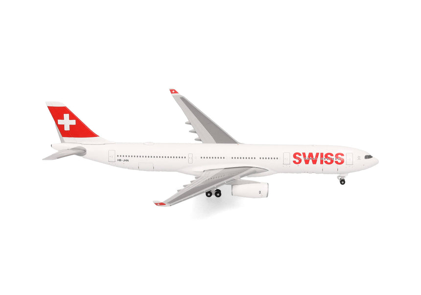 Herpa Swiss International Air Lines Airbus A330-300 – HB-JHN 1/500 Scale