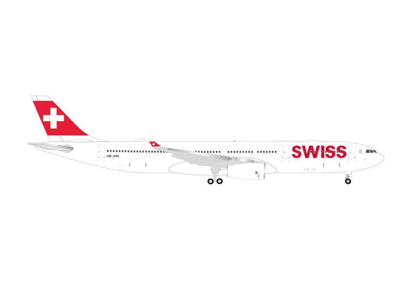 Herpa Swiss International Air Lines Airbus A330-300 – HB-JHN 1/500 Scale