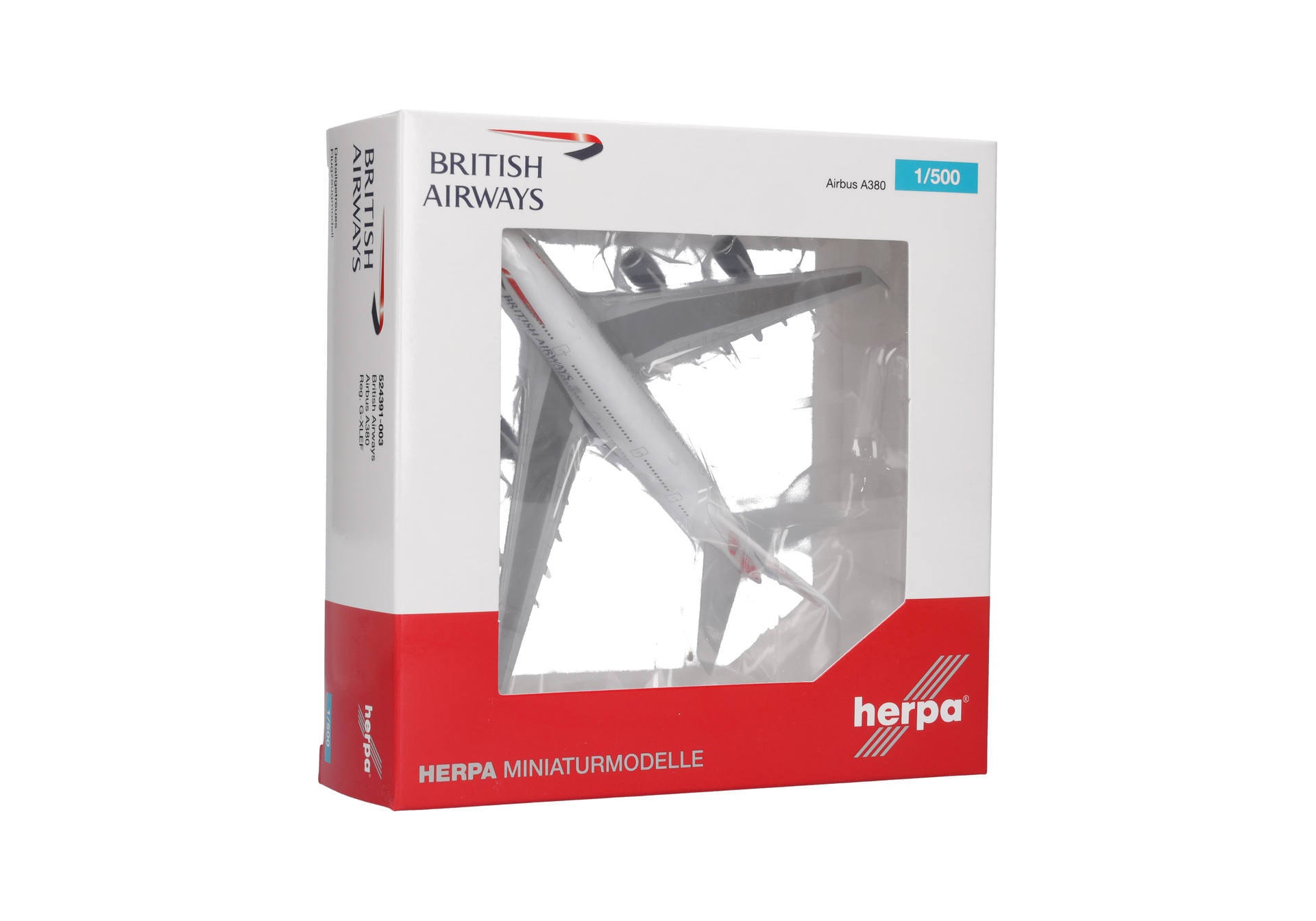 Herpa British Airways Airbus A380 – G-XLEF 1/500 524391-003