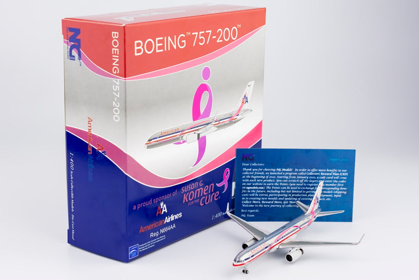 NG Models American Airlines Boeing 757-200/w N664AA 1/400 Scale