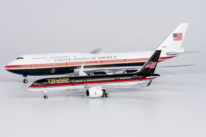 NG Models The Trump Organization (with National Flag on Tail) Boeing 757-200/w N757AF 1/400 Scale