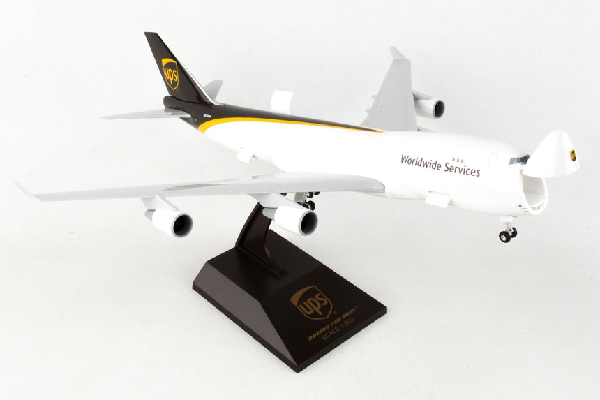 SkyMarks UPS Boeing B747-400F (With Gear And Opening Doors) 1/200 Scale