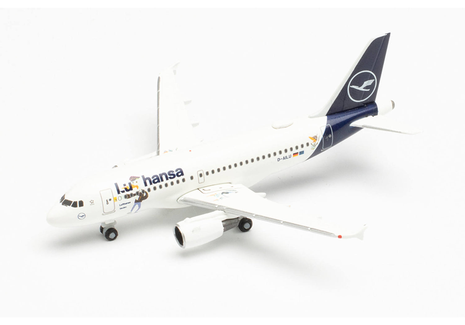Herpa Lufthansa Airbus A319 "Lu“ - D-AILU "Verden" 1/500 Aircraft Scale Model