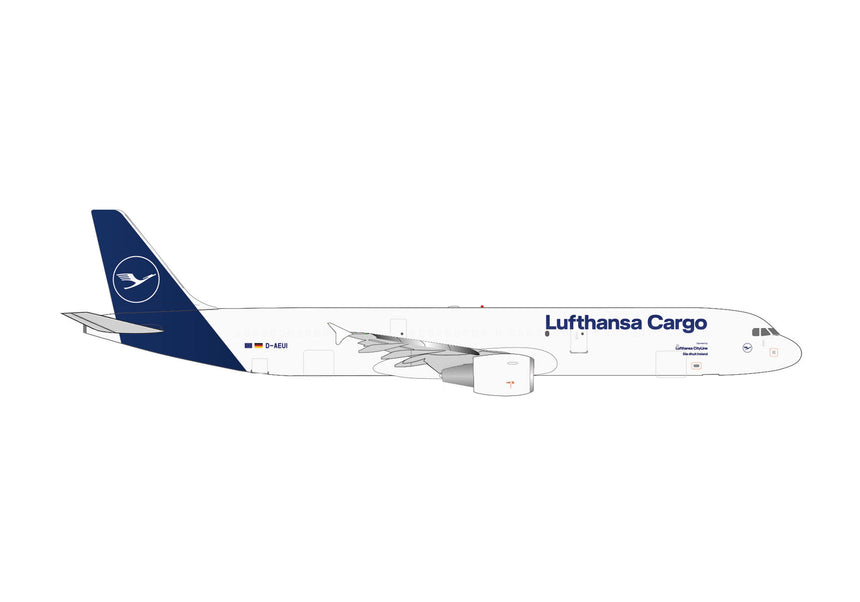Herpa Lufthansa Cargo Airbus A321P2F – D-AEUI 1/500 Scale