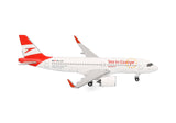 Herpa Austrian Airlines Airbus A320neo "Yes to Europe" 1/500 Aircraft Scale Model