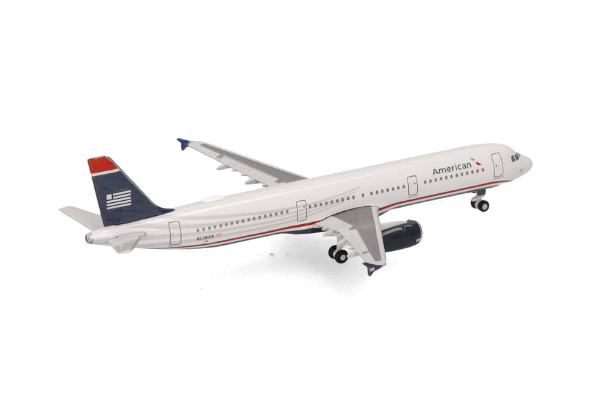 Herpa American Airlines Airbus A321 - US Airways Heritage livery – N578UW 1/500 Scale