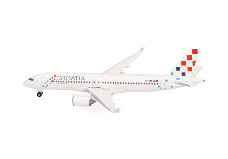 Herpa Croatia Airlines Airbus A220-300 – 9A-CAE "Zagreb" 1/500 Scale