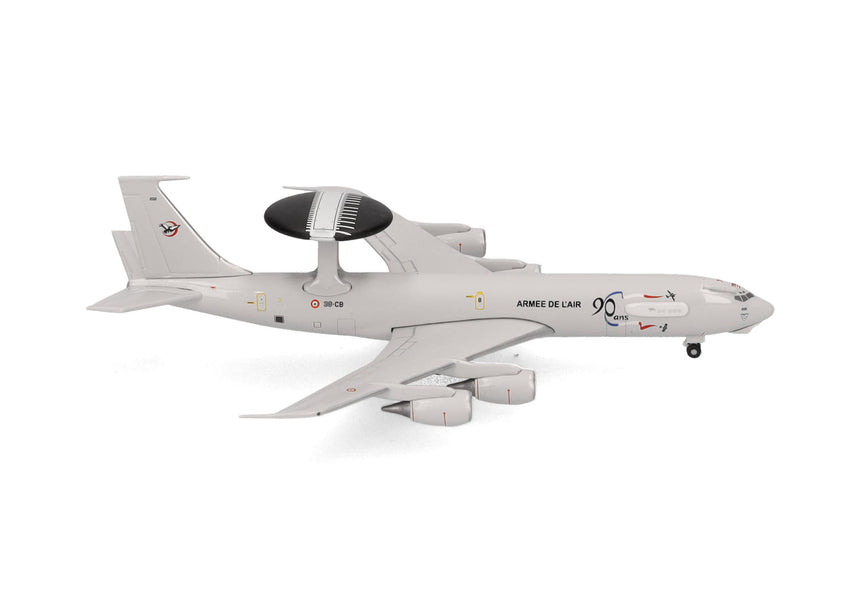Herpa French Air Force Boeing E-3F Sentry - 36th Airborne Command and Control Wing - 90th Anniversary – 36-CB "Charognard" 1/500 Scale