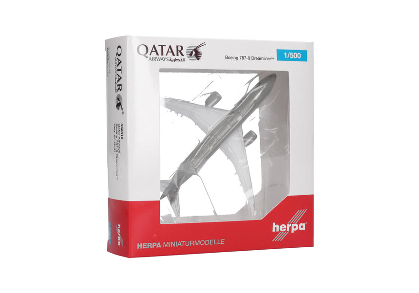 Herpa Qatar Airways Boeing 787-9 Dreamliner – A7-BHO 1/500 Scale