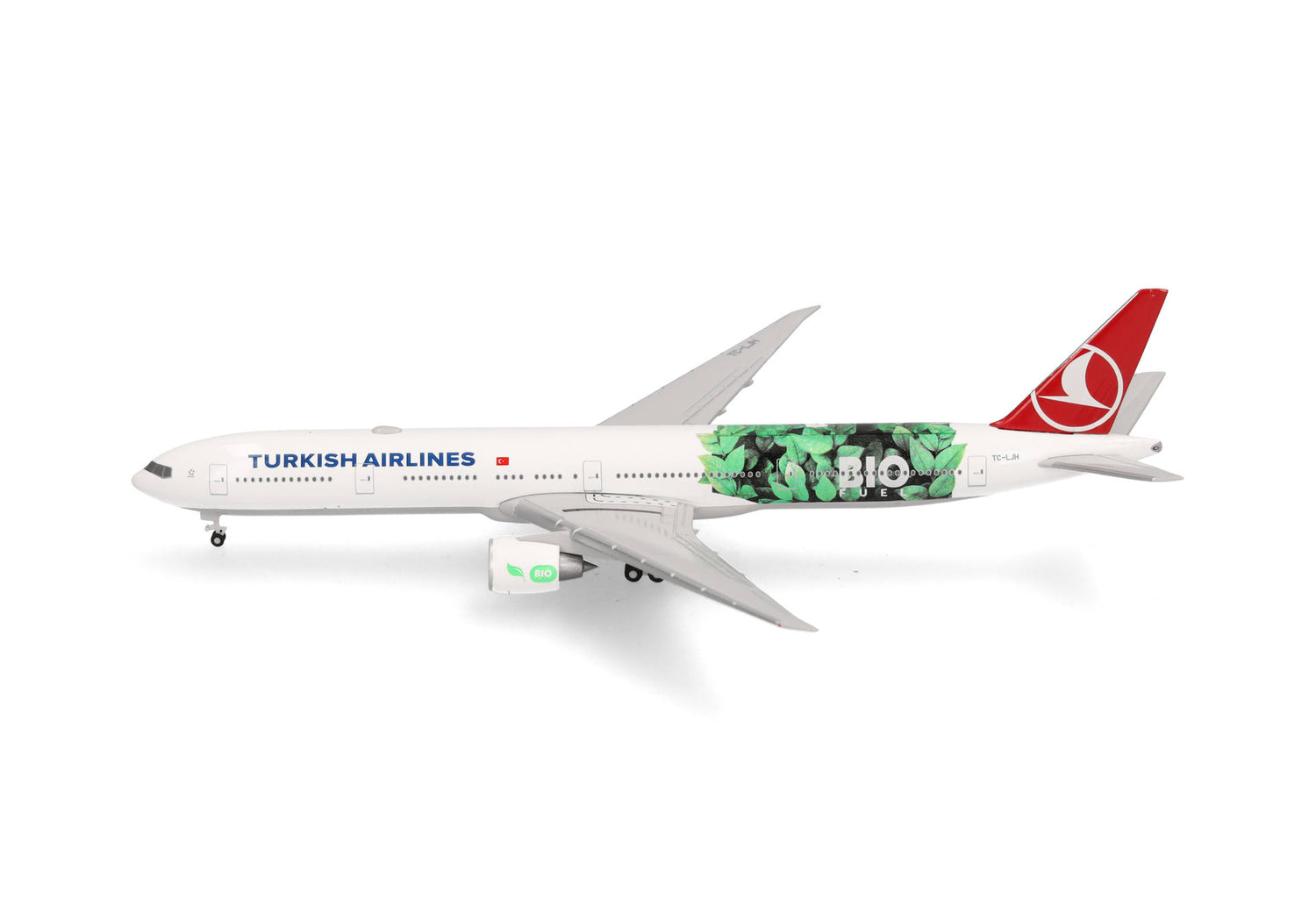 Herpa Turkish Airlines Boeing 777-300ER "Bio Fuel" - TC-LJH 1/500 Scale
