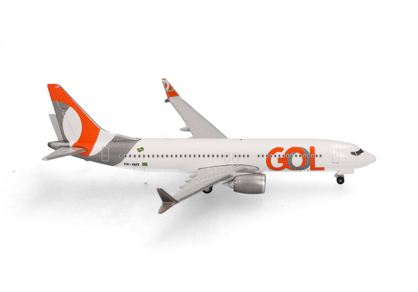 Herpa GOL Linhas Aereas Boeing 737 Max 8 - PR-XMX 1/500 Aircraft Scale Model