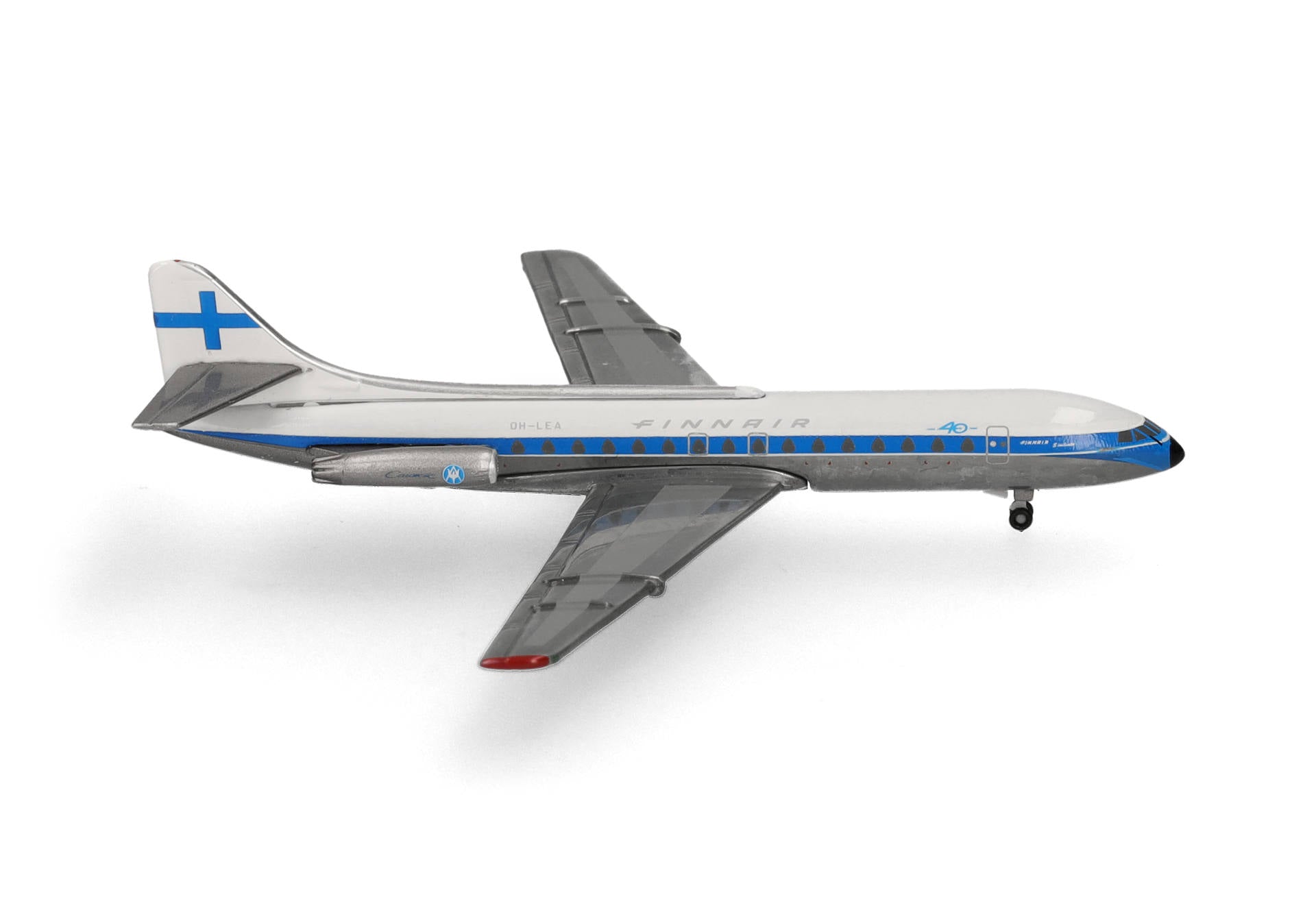 航空機・ヘリコプター herpa JAL Dream Express Herpa Finnair Sud Aviation Caravelle - OH-LEA 1/500 Scale 538510