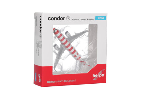 Herpa Condor Airbus A320neo "Passion" - D-ANCZ 1/500 Aircraft Scale Model