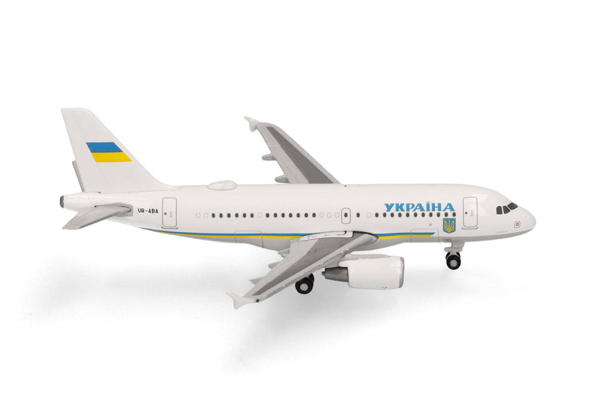 Herpa Ukraine Government Airbus A319 ACJ 1/500 Aircraft Scale Model