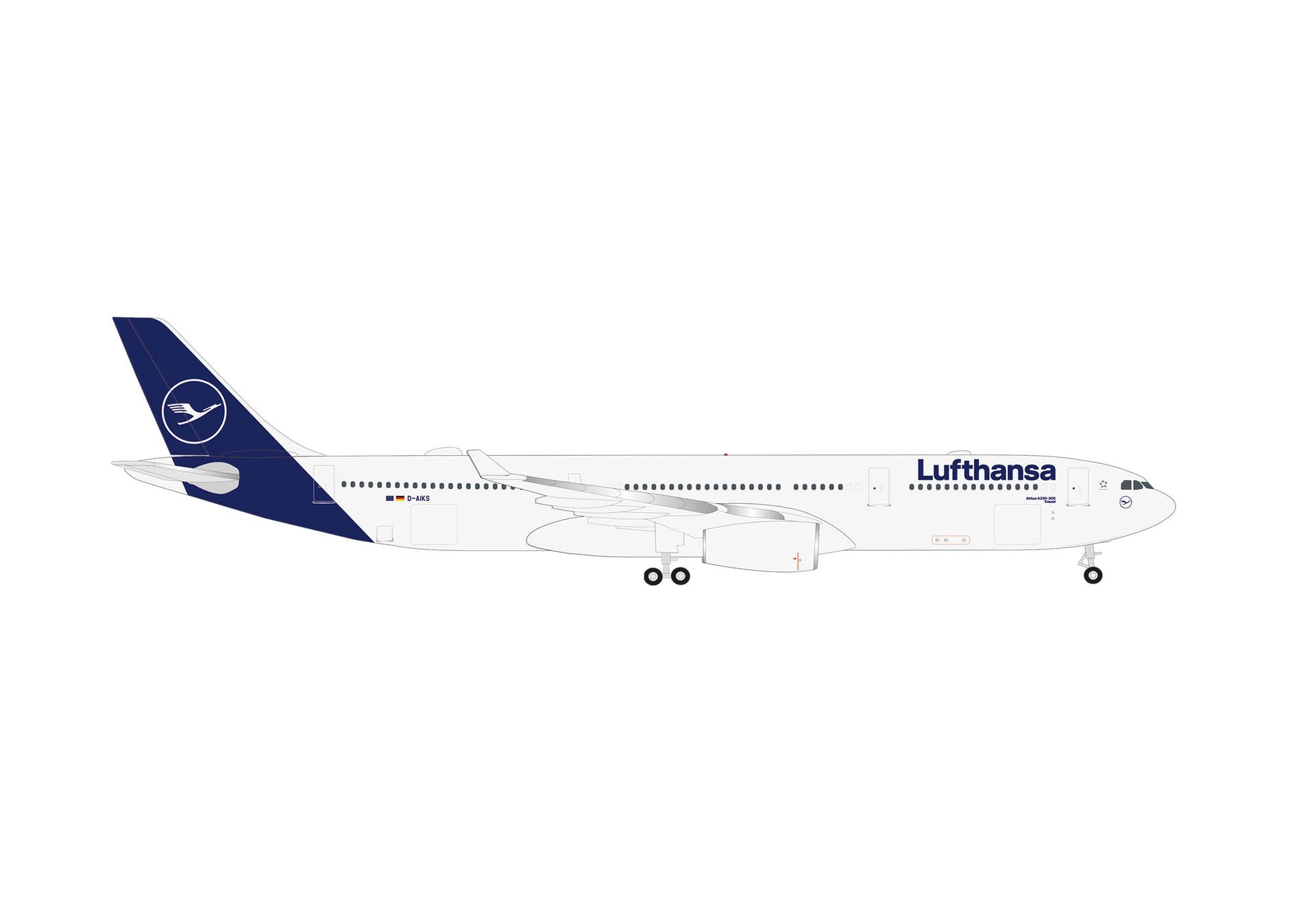 Herpa Lufthansa Airbus A330-300 - D-AIKS 1/500 Aircraft Scale