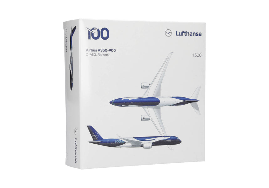 Herpa Lufthansa Airbus A350-900 "100 Years" - D-AIXL 1/500 Aircraft Scale Model